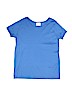 Hanna Andersson 100% Pima Cotton Blue Short Sleeve T-Shirt Size 16 - photo 1