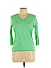 Faconnable 100% Cotton Green 3/4 Sleeve T-Shirt Size M - photo 1