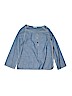 Crewcuts 100% Cotton Blue Long Sleeve Blouse Size 14 - photo 1