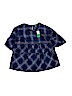 Assorted Brands Blue 3/4 Sleeve Blouse Size 8 - 10 - photo 1