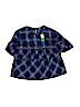 Assorted Brands Blue 3/4 Sleeve Blouse Size 12 - 14 - photo 1