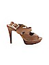Nine West Tan Heels Size 8 1/2 - photo 1
