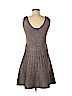 Ann Taylor Brown Cocktail Dress Size M (petite) - photo 2