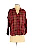 Lucky Brand 100% Viscose Red 3/4 Sleeve Blouse Size XS - photo 1
