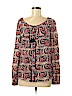 Tory Burch Red Long Sleeve Blouse Size 8 - photo 1