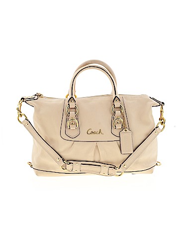 Coach Factory Leather Satchel (view 1)