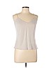 Diane von Furstenberg 100% Silk Ivory Sleeveless Silk Top Size 12 - photo 1