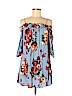 Assorted Brands 100% Rayon Blue Casual Dress Size S - photo 1
