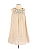 Robert Rodriguez 100% Polyester Tan Cocktail Dress Size 4 - photo 1