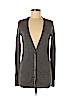 Banana Republic 100% Merino Extra Fine Wool Gray Wool Cardigan Size M (petite) - photo 1