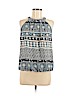 Ann Taylor LOFT Outlet 100% Polyester Blue Sleeveless Blouse Size M (petite) - photo 1