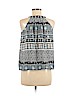 Ann Taylor LOFT Outlet 100% Polyester Blue Sleeveless Blouse Size M (petite) - photo 2