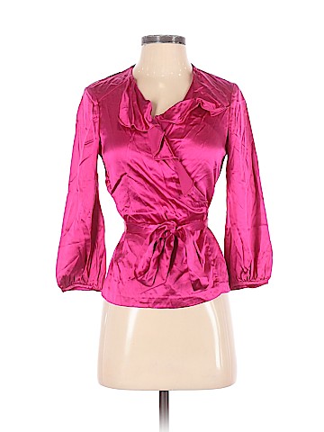 Diane von Furstenberg 3/4 Sleeve Silk Top (view 1)