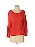 Talbots 100% Cotton Red Long Sleeve T-Shirt Size M (petite) - photo 1