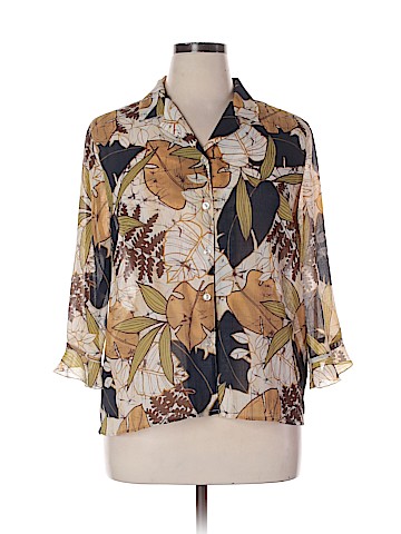 Alfred Dunner 3/4 Sleeve Blouse (view 1)