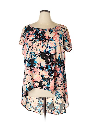 Boutique + Short Sleeve Blouse (view 1)