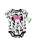 Disney Baby Print Black Short Sleeve Onesie Size 3-6 mo - photo 1