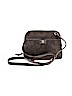 B Makowsky 100% Leather Gray Leather Crossbody Bag One size - photo 1