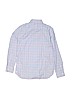 Crewcuts 100% Cotton Checkered-gingham Blue Long Sleeve Button-Down Shirt Size 12 - photo 2