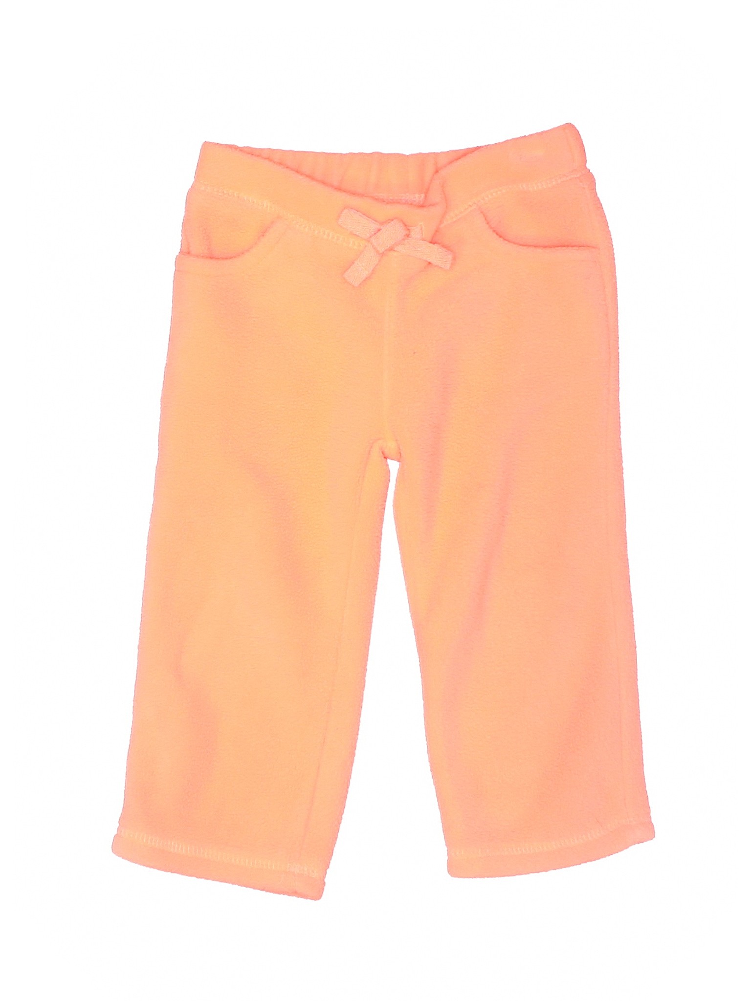 orange fleece pants