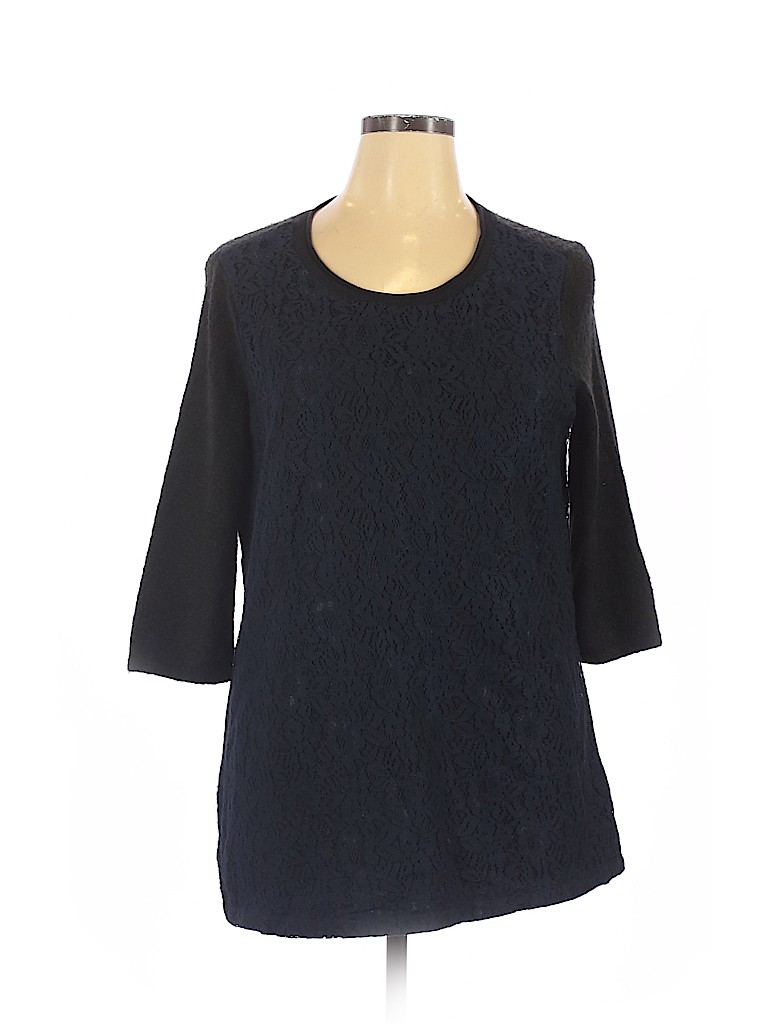 Simply Vera Vera Wang Blue Pullover Sweater Size XL - 79% off | thredUP