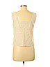Zara 100% Polyester Tan Sleeveless Blouse Size M - photo 2