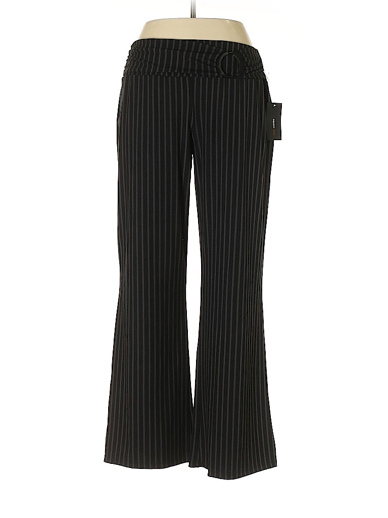 Robert Louis Stripes Black Dress Pants Size L - 71% off | thredUP