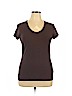 Gap Outlet Brown Short Sleeve Top Size XL - photo 1