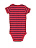 Carter's 100% Cotton Stripes Red Short Sleeve Onesie 12-18 MO / 18 MO - photo 2