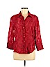 Coldwater Creek Red 3/4 Sleeve Blouse Size M (petite) - photo 1