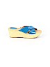 Merona Blue Wedges Size 9 - photo 1