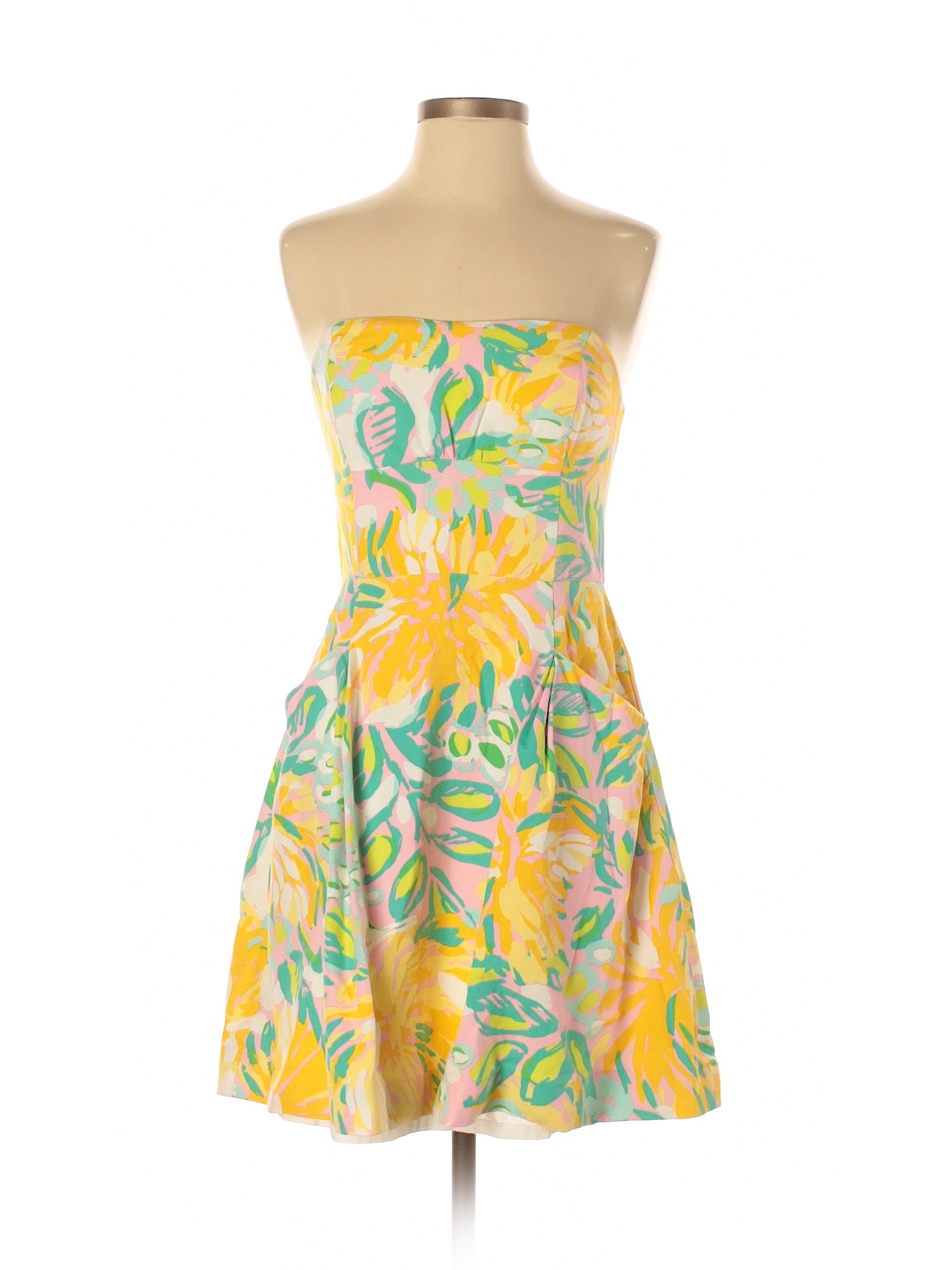 Lilly Pulitzer Women Yellow Casual Dress 6 | eBay
