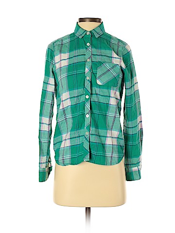 American Eagle Outfitters Long Sleeve Button-Down Shirt (view 1)