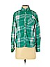 American Eagle Outfitters 100% Cotton Teal Long Sleeve Button-Down Shirt Size S (petite) - photo 1
