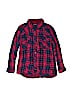 Assorted Brands Red Long Sleeve Button-Down Shirt Size 10 - photo 1