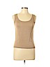 Ellen Tracy 100% Silk Tan Silk Pullover Sweater Size L (petite) - photo 1