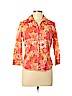 Ann Taylor LOFT 100% Cotton Pink 3/4 Sleeve Button-Down Shirt Size 10 (petite) - photo 1