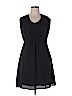 American Eagle Outfitters 100% Polyester Black Casual Dress Size 14 - photo 1