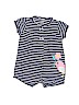Carter's 100% Cotton Blue Short Sleeve Onesie 0-3 MO / 3 MO - photo 1
