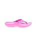 Crocs Pink Flip Flops Size 9 - photo 1