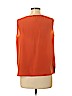 Ann Taylor LOFT Orange Sleeveless Blouse Size L (petite) - photo 2