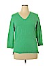 525 America 100% Rayon Green Pullover Sweater Size XL - photo 1