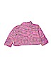 Riki By Rico 100% Cotton Solid Pink Cardigan Size 5 - photo 2