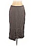 Max Mara 100% Silk Gray Silk Skirt Size EU (IT) 42 / US 6 - photo 1