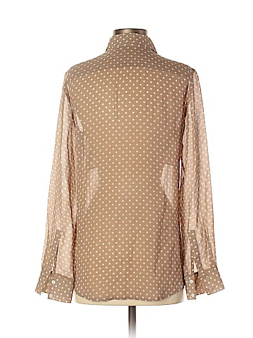 Club Monaco Long Sleeve Silk Top (view 2)