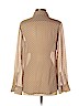 Club Monaco 100% Silk Brown Long Sleeve Silk Top Size XS - photo 2