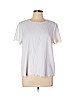 Banana Republic Factory Store 100% Polyester White Short Sleeve Blouse Size L (petite) - photo 1