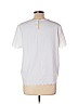 Banana Republic Factory Store 100% Polyester White Short Sleeve Blouse Size L (petite) - photo 2