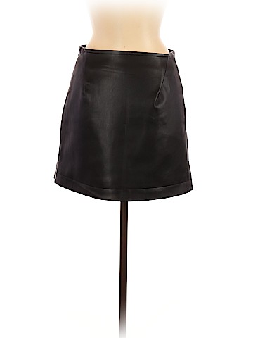 H&M Leather Skirt (view 2)