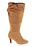 Hot In Hollywood Tan Boots Size 8 1/2 - photo 1